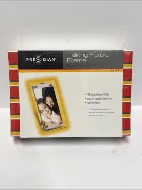 Presidian 040293020514 Talking Picture Frame 63-197 Nos Factory Sealed