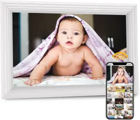 Pf100 Pritom 726084027480 Wifi Digital Photo Frame - 10.1 Inch Picture Hd Ips Touch S