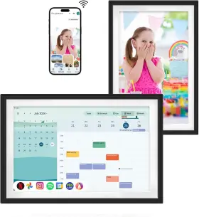 F10s Proxxi 445023017087 10.1 Inch Smart Digital Calendar Touchscreen Picture Frame Chore Chart