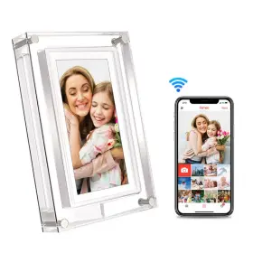 Gb-500 Proxxi Wifi Acrylic Video Frame With App Transfer And Usb Insert - No Battery Required