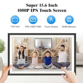 1562 Pwosun Wifi Digital Picture Frame - Large 15.6-inch 15.6 Inch Dual-wifi 32gb #3