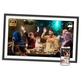 156n1-m-z Pwosun 15.6-inch Large Digital Picture Frame - Dual-wifi 15.6 Inch Black
