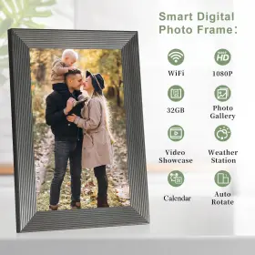 Qcrea 732122148239 Frameo 10.1 Inch Smart Wifi Digital Photo Frame 1280x800 Ips Lcd Touch Screen #2
