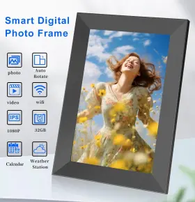 Qcrea 732122148246 Frameo 10.1 Inch Wifi Digital Picture Frame Built-in 32gb Stora #2