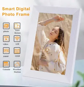 Qcrea 732122148253 32gb Frameo Digital Frame Wifi Picture Frames Load From Phone #2