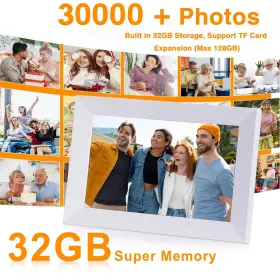 Qcrea 732122148253 32gb Frameo Digital Frame Wifi Picture Frames Load From Phone #3