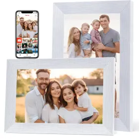 Qcrea 732122148253 32gb Frameo Digital Frame Wifi Picture Frames Load From Phone