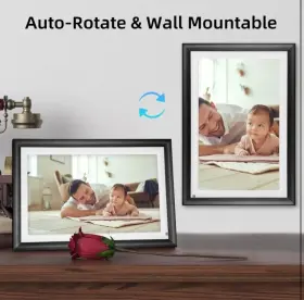 J15601 Qocen 32gb Wifi Digital Picture Frame 15.6 Inch Large Photo #2