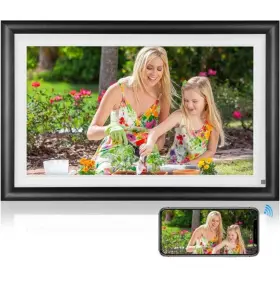 J15601 Qocen 32gb Wifi Digital Picture Frame 15.6 Inch Large Photo
