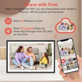 Qc-j1008 Qocen Frameo Digital Photo Frame 10.1 Inch Wifi Picture With 1280x80 #2