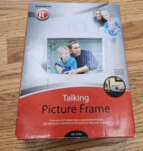 63-1216 Radioshack Talking Picture Frame New Old Stock 4x6 Customized Keepsake