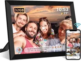Zn-dp1002.3.0 Reumar 10.1 Inch Wifi Digital Photo Frame Built 16gb Memory 1280x800 Ips Lcd Touchscreen