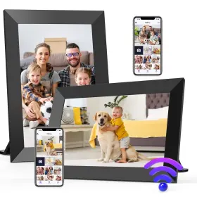 R-dzxk-02 Ricilar 10.1 Inch Wifi Digital Photo Frames 2 Pack Built In 32gb Storage