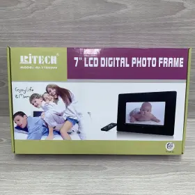Rj-7102dpf Rjtech 7 Inch Lcd Digital Photo Frame Black New