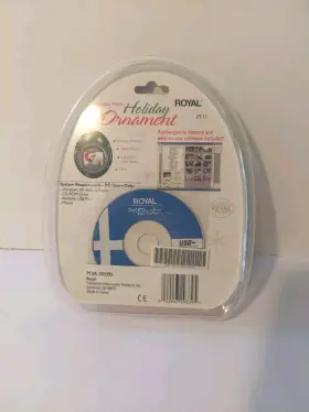 Pf11 Royal 022447293395 Digital Photo Holiday Ornament Lcd Display Stores Up To 56 Photos #3