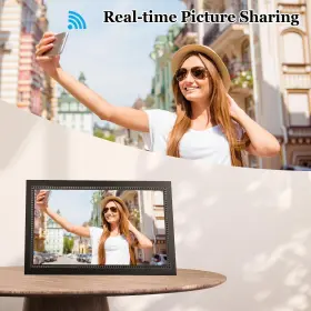Ryesug 716963984874 Digital Picture Frame 15.6 Inch Wifi Smart Photo 32gb Memory Elect #2