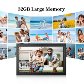 Ryesug 716963984874 Digital Picture Frame 15.6 Inch Wifi Smart Photo 32gb Memory Elect #3