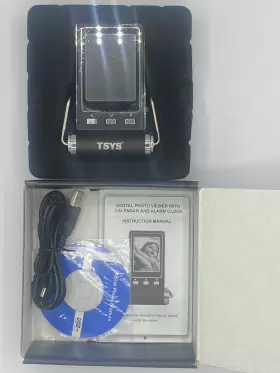 T301 Samba Tsys Digital Photo Viewer With Calendar And Alarm Clock Employee Gift #2