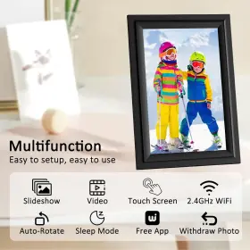 Sammix 445055373380 Digital Picture Frame 10.1 Inch Wifi Photo Ips Hd Touch S #2