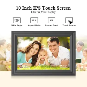 Sammix 971286941827 Digital Picture Frame Wifi Photo 10.1 Inch Ips Hd Touch #3