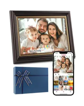 101f Sbaceflay Frameo Digital Frame 10.1 Inch Wifi Photo With 32gb Storage 12