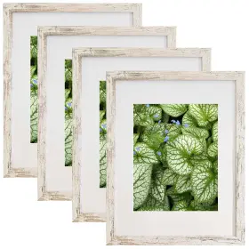 Hsxk001114-dw Seseat 11x14 Frames Pack Of 4 Display Pictures 8x10 With Mat Or Without