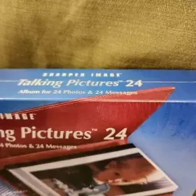 Sharper Image 780352334106 Talking Pictures 24 Album For Photos Messages Recordable #3
