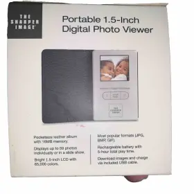 Ut-303 Sharper Image Portable 1.5 Inch Digital Photo Viewer #2