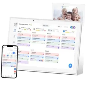 Yi10k2 Shenzhen Yijing Technology Co. Ltd. 10.1 Inch Digital Calendar And Smart Touchscreen Planner Electronic Calender White