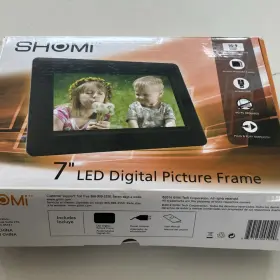 Sp-706p-1 Shomi 7 Inch Led Digital Picture Frame 480x234 16 9 Usb Sd/mmc/sdhc