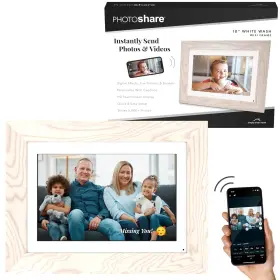 Simply Smart Home 850020744367 10 Inch Wifi Digital Photo Frame Send Or Video From Phone To Pict