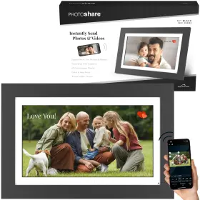 Simply Smart Home 850020744510 14 Inch Wifi Digital Photo Frame Send Or Video From Phone To Pict