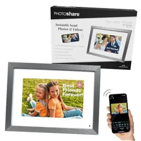 Fgl10cr Simply Smart Home Photoshare Gallery 10.1 Inch Wifi Digital Photo Frame Send Or Video Chrome
