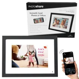 Fgl10mb Simply Smart Home Photoshare Gallery 10.1 Inch Wifi Digital Photo Frame Send Midnight Black