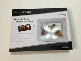 Fsm010cw Simply Smart Home Photoshare 10 Inch Digital Frame-touchscreen White Wash Wifi