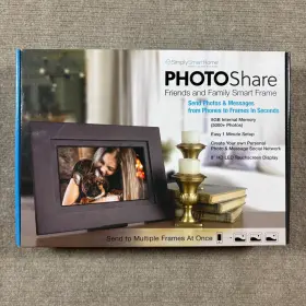 Fsm088bl Simplysmarthome Photoshare Friends And Family Smart Frame 8 Inch Hd Touchscreen Nib