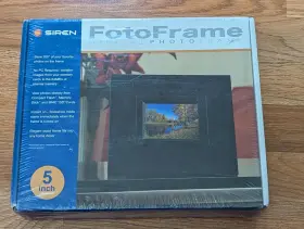 Siren 189121000158 Fotoframe Digital Photo Frame - 5 Inch Lcd Display New Sealed Free Ship