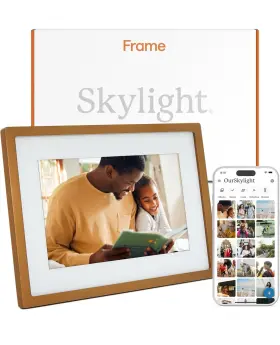 10gold Skylight 10 Inch Wifi Digital Picture Frame Touch Screen Gold New