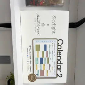 152-cal Skylight Calendar 2 15 Inch Lcd Touchscreen Smart Vintage Brass 16gb Wi-fi