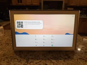5243ec002b30 Skylight Digital Photo Frame Lcd Touchscreen Wi-fi White Silver 15in