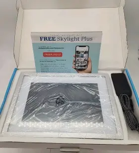 Skylight 860004165248 2 10 Inch Touch Screen Silver Picture Frame Open Box New