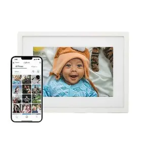 89566845 Skylight 10 Inch Digital Photo Frame - White