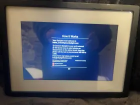 D1001 Skylight Wi-fi Lcd Digital Photo Frame Black