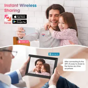 Skyzoo107 Skyzoo 712491714792 Wifi 10.1ftft Digital Picture Frame With 1280x800 Resolution Touchscreen Digit #2