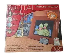 Spdpf84m Smart Parts 092566990901 Smartparts Digital Picture Frame High Resolution 8 Inch Lcd Display #2