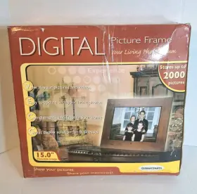 Sp15mw Smart Parts Smartparts Digital Picture Wood Frame 15 Inch Up To 2000 Pictures Music Videos