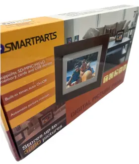 Sp72ef Smart Parts Smartparts 7 Inch Digital Picture Frame 128mb 3000 Pictures Sd/mmc/ms Cards
