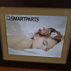 Spx12 Smart Parts Smartparts 12.1 Inch Digital Picture Frame Tested And Working With Power Adaptor Remote #2