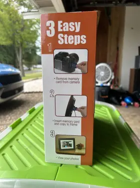 Spx7e Smart Parts Smartparts Digital Picture Frame With Music Up To 3000 Pictures Wood Look #2