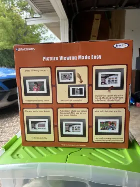 Spx7e Smart Parts Smartparts Digital Picture Frame With Music Up To 3000 Pictures Wood Look #3
